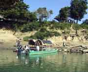 Abfahrt nach Yaxchilan, das nur ber Boote oder kleine Buschflugzeuge erreicht werden kann.