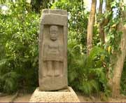 Stele mit Figur