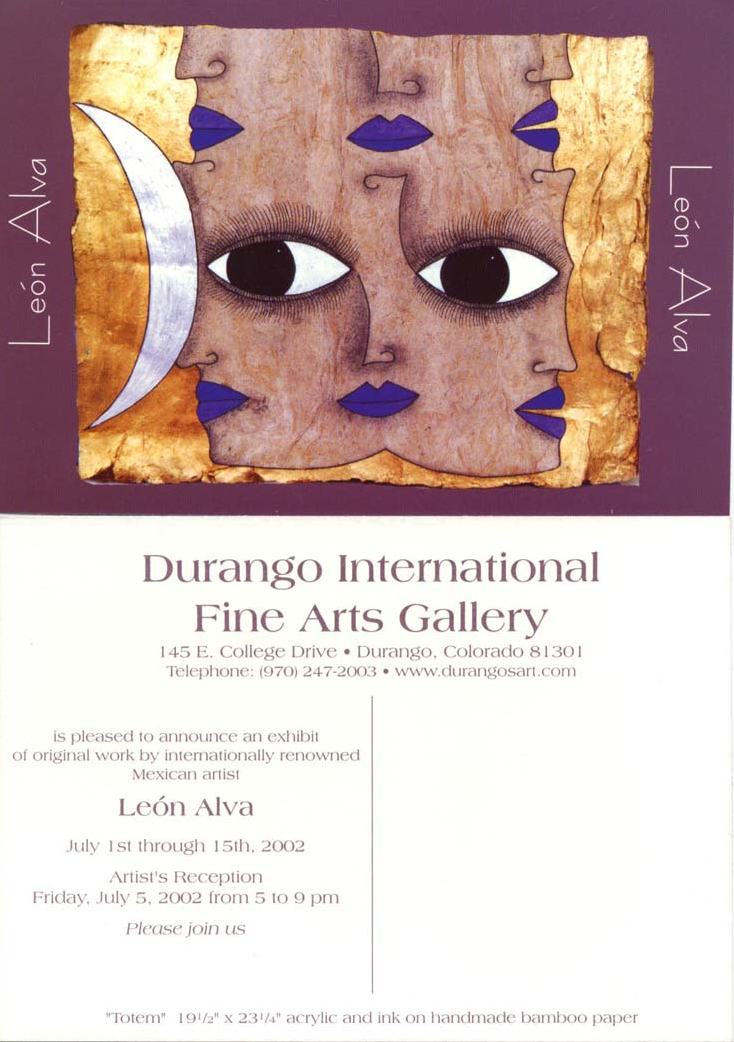 Ausstellung im Juli 2002 in Durango, USA