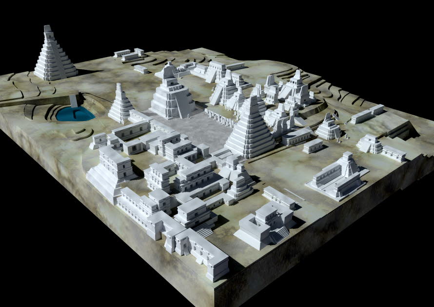 Tikal �bersicht von S�dOst