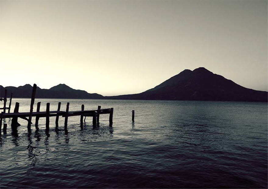 Atitlan See in Guatemala